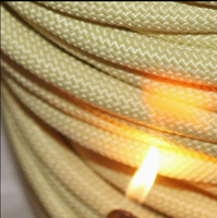 Équipement de fabrication d'effets pyrotechniques pour l'art du feu, corde de poi de feu, fléchette de danse, jonglage, bâton de feu, corde en aramide 100% pure de 10 mm