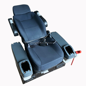 Siège de cabine d'<span class=keywords><strong>excavatrice</strong></span> OEM avec levier de commande, siège conducteur à suspension pneumatique avec accoudoir et appui-tête, pièces de machines de construction - Product Image 4