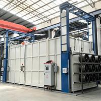 Horno de Envejecimiento con Carro YZ-AO-T9 de 9 Carros, 55KW, 19T, Multicombustible, Tratamiento Térmico T9