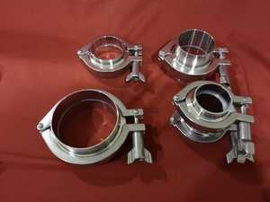 ตัวหนีบยึดท่อ SS 304 L แบบ BSP mount ชนิดเกลียวด้านเดียวพร้อมสลักเกลียว และด้านอื่นแบบ Hinge Mounting BSP ขนาด 1/2 นิ้ว - Product Image 3