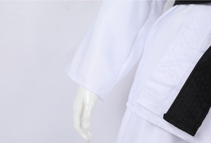 Costume Cosplay Karate KOF <span class=keywords><strong>Cobra</strong></span> <span class=keywords><strong>Kai</strong></span> per Bambini e Adulti, Kimono Nero e Bianco, Fascia per Capelli, Tuta per Feste di Halloween e Carnevale - Product Image 4