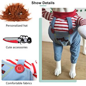 MRCOPETAL Pakaian Hewan Peliharaan Lucu untuk Anjing Kucing Kostum Halloween Pakaian Cosplay Pesta Anak Anjing untuk Anjing Kecil Sedang Besar - Product Image 4