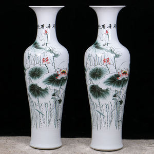 Lớn 2.2 m thủ công lớn Sứ sàn Vase-Một trang trí sang trọng tuyên bố mảnh cho thanh lịch không gian hành lang - Product Image 5