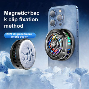 Ventilateur de refroidissement pour téléphone portable U-JIE, dissipateur thermique, ventilateur de refroidissement pour jeux, étui de refroidissement magnétique pour <span class=keywords><strong>iPhone</strong></span>/iPad, LED RVB, léger, ajustement universel - Product Image 2