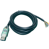 Cable Convertidor Serial TTL UART USB TTL-232RG-VSW3V3-WE Personalizado con Cubierta de PVC Trenzada para Escáner de Código de Barras, Cámara y Computadora