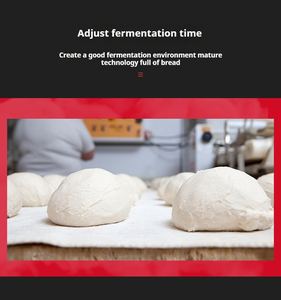 Fourniture d'usine nouvel équipement de boulangerie Pizza pain pâte armoire de fermentation pour restaurant utiliser noix et boîte d'épreuve de pâte de maïs - Product Image 6