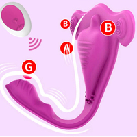 Tragbarer Vibrator für Frauen und Paare: Unsichtbares Ei mit App-Fernbedienung, kabellos gesteuerter G-Punkt- und Klitoris-Stimulator