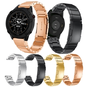 Pulsera de Metal de ajuste rápido para <span class=keywords><strong>Garmin</strong></span> <span class=keywords><strong>Fenix</strong></span>, repuesto de <span class=keywords><strong>correa</strong></span> de acero inoxidable de 20mm, 22mm y 26mm para <span class=keywords><strong>Garmin</strong></span> <span class=keywords><strong>Fenix</strong></span> 7 6X <span class=keywords><strong>5S</strong></span> - Product Image 1