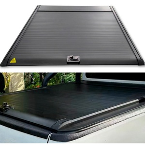 Couverture de benne de camionnette rétractable rigide en aluminium, couverture de benne manuelle pour Dodge Ram 5.5' 6.5' - Product Image 4