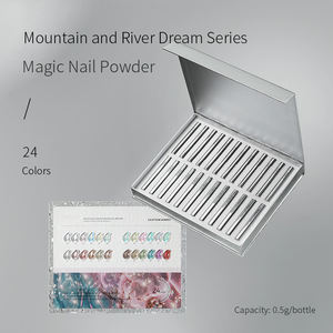 Kit de poudre magique <span class=keywords><strong>effet</strong></span> miroir métallique nacré <span class=keywords><strong>24</strong></span> couleurs OEM, <span class=keywords><strong>effet</strong></span> aurora, arc-en-ciel, <span class=keywords><strong>sirène</strong></span>, pour ongles - Product Image 6