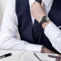 Bracelet de montre en acier inoxydable, 12mm-24mm, avec fermoir papillon, bracelet à cinq perles pour hommes et femmes, Maenwvo PG023