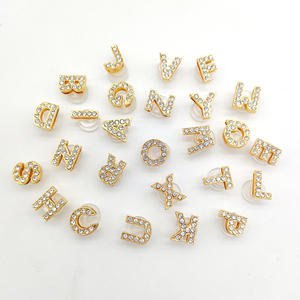 Fashionable <strong>Gold</strong> Alloy DIY Shoe Charms Versatile Shoe Buckle Accessory and Decorative Letter <strong>Necklace</strong> Shoe Decorations - Product Image 4