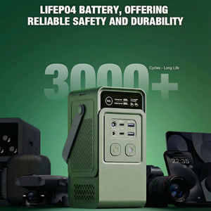 Estación de Energía Portátil de 192Wh/200W con Batería LiFePO4 y 1 Panel Solar para Camping y Uso de Emergencia - Product Image 6