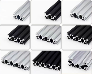 2020 chiều dài tùy chỉnh Khung nhôm công nghiệp 2040 2060 2080 V khe bạc đen anodized 6000 loạt dịch vụ tùy chỉnh-Uốn - Product Image 6