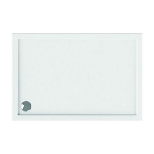 Cabine de douche ultra-fine Kamalu White 75x90 en polyacrylique, design moderne, plateau en fibre de verre XPS imperméable pour salle de bain d'hôtel - Product Image 2