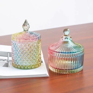 Công nghệ cao mạ điện sáng óng ánh xi lanh người giữ ngọn nến & container cho ngày Valentine sáp nến - Product Image 1