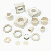 Cube de synthèse de diamant synthétique HPHT personnalisable en pyrophyllite de lave usinée
