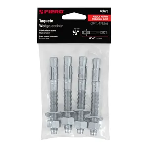 กระเป๋าต้นแบบมี36ชิ้นพร้อมปลั๊กฉมวก4อัน1/2 'x 4-1/2' รุนแรง - Product Image 4