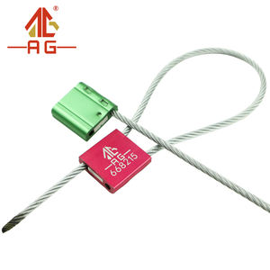 AG C007 <span class=keywords><strong>Cable</strong></span> personalizado Longitud Ajustable Tamper Evident <span class=keywords><strong>Cable</strong></span> Lead Sello de seguridad - Product Image 4