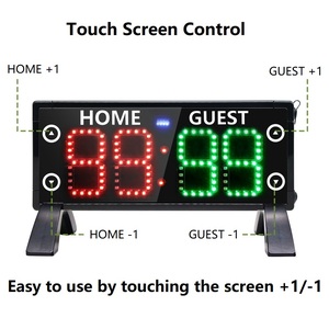 Papan Skor Digital LED Portabel YIZHI Multisport Layar Sentuh untuk Kompetisi Permainan Cornhole, Sepak Bola Meja, Tenis - Product Image 5