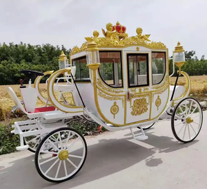 Venta caliente boda carro de <span class=keywords><strong>caballos</strong></span> rueda de alta resistencia de lujo royla carro de <span class=keywords><strong>caballos</strong></span> remolque barato Cenicienta carro de <span class=keywords><strong>caballos</strong></span> <span class=keywords><strong>para</strong></span> la venta - Product Image 4