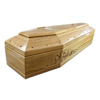 Cercueil en bois massif de style européen, designs personnalisables, capacité de 200 à 220 pouces cubiques, cercueil funéraire, prix d'usine, vente en gros
