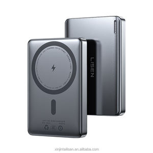 Power Bank Magnetico Wireless LISEN Formato Carta 10000mAh <span class=keywords><strong>Batteria</strong></span> Esterna Sottile Caricatore Portatile per <span class=keywords><strong>iPhone</strong></span> 17 16 15 14 13 Mini Case - Product Image 2