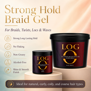 Gel coiffant extra fort pour tresses, torsades, cornrows et bordures, fixation forte pour tous types de cheveux, 16 oz (64 oz) - Product Image 3
