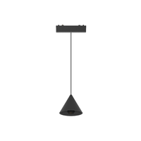 Ushine Lampe sur rail magnétique ultra-mince MT26 de haute qualité 6W/9W, formes multiples, DC48V, en aluminium, type lustre