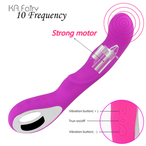 Rechargeable Powerful Rod Vagina Massage Clitoris Stimulator Wand Adult <strong>Toys</strong> Dildo g Spot Vibrators in <strong>Sex</strong> Products Women - Product Image 2