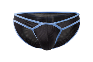 Slip Boxer da <span class=keywords><strong>Uomo</strong></span> a Vita Bassa, <span class=keywords><strong>Sexy</strong></span> in Rete Traspirante, Stile Bikini Classico con Stampa, Intimo Maturizzato Stile <span class=keywords><strong>Perizoma</strong></span> - Product Image 6