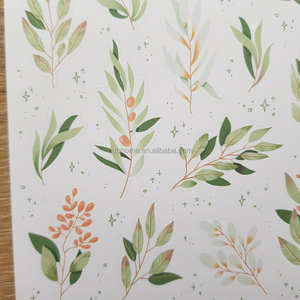 Feuille d'autocollant de dessin animé en vinyle <span class=keywords><strong>Transparent</strong></span> personnalisable étiquettes adhésives imperméables pour artisanat Photos bougie décoration - Product Image 3