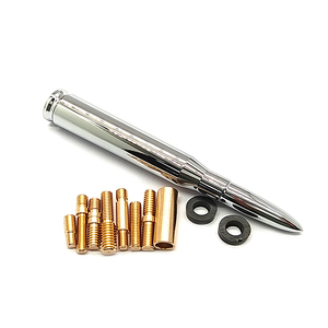 Antenne de voiture en aluminium chromé, antenne courte 50 Cal, antenne de remplacement, mât d'antenne pour les camions Chevy Silverado GMC Sierra, antenne radio - Product Image 6