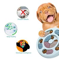 Funny IQ Game Interactive Slow Feeder Distributeur à mâcher Treat Dog Puzzle Feeder Toys