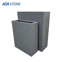 Pot Bunga Semen Fiber Beton Persegi 60x60cm Buatan Khusus Grosir