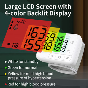 Điện cổ tay Huyết Áp Màn hình kỹ thuật số <span class=keywords><strong>tensiometer</strong></span> với màn hình hiển thị mô hình cánh tay Cổ tay BP máy - Product Image 5