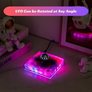 Explora la Luz Flotante Mística del OVNI con Diseño de Cielo Estrellado, Perfecta para Decoración de Escritorio y Regalos Personalizados - Product Image 3