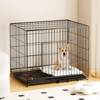 Cage pour animaux de compagnie en fer de haute qualité pour intérieur, pour chat et chien de grande taille, design moderne, simple et classique, respirante, installation facile, niche pour ours