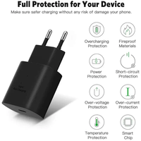 Accessoires pour téléphones mobiles US EU UK Plug Chargeur TA800 Super Fast Charging 25W USB Type-C Wall Charger pour Samsung S24 Ultra