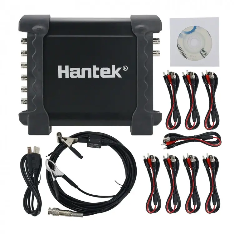 Hantek 1008C 8CH PC USB 자동 진단 DAQ 프로그램 발전기 디지털 오실로스코프