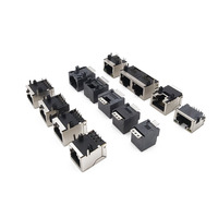 RJ45 RJ11 RJ12 RJ48 RJ50 RJ9 RJ25 CAT5 CAT5E CAT6 CAT6A CAT7 CAT8 Modular Jack Konektor PCB Terdaftar Jack Lan Soket DIP
