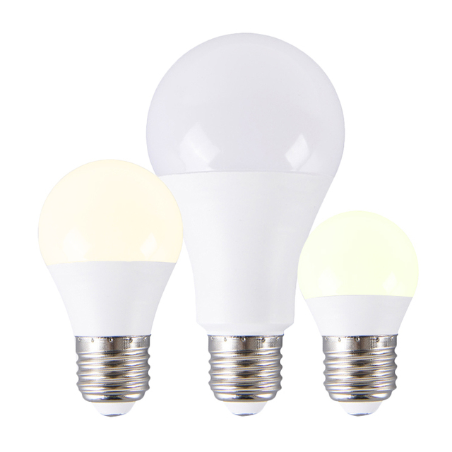Spot Goods E27 Base Tri-color Dimming LED Bulb 3000K 4000K 6000K 7W 9W 12W 15W 18W High Voltage 220V Constant Current No Flicker