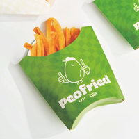 Boîtes à emporter pour poulet frit KFC, frites, emballages en papier kraft personnalisés pour la restauration rapide