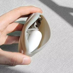 Silicone tai nghe dữ liệu cáp lưu trữ hộp mini Hộp chìa khóa Son môi mini lưu trữ túi màu xanh lá cây ánh sáng màu xám đỏ - Product Image 5