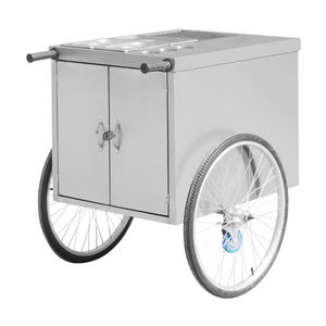 Nouveau stock OEM, chariot de vente ambulante de hot-dogs en acier inoxydable sur mesure, machines à grignoter - Product Image 4