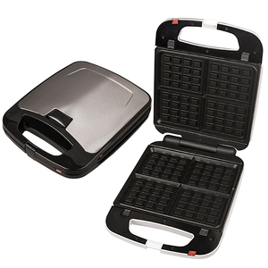 4 tranches en acier inoxydable détachable meilleure Offre Spéciale sandwich gaufre grill oeuf cupcake <span class=keywords><strong>Gaufrier</strong></span> électrique antiadhésif de haute qualité - Product Image 1