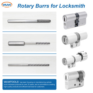 Locksimiths ROTARY burs công cụ cho khoan Brass cứng ổ khóa Khóa Opener Burrs cho nhân viên cứu hỏa và xi lanh ổ khóa - Product Image 3