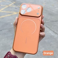 Étui de téléphone magnétique sans fil en verre nano mat de luxe Corning avec protection à 360° pour iPhone 17 Pro Max