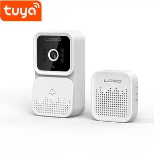 Tuya 480P Mini Video kapı zili M6 akıllı ev güvenlik kablosuz kapı zili App kontrol sesli interkom gece görüş halka kapı zili