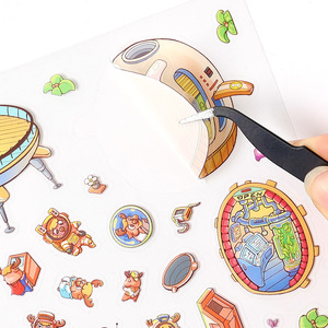 3 pcs/pack Fun Fair 3D Stereo Stickers Scenic Stickers Miniature Scene Stereo Stickers Decals - Product Image 4